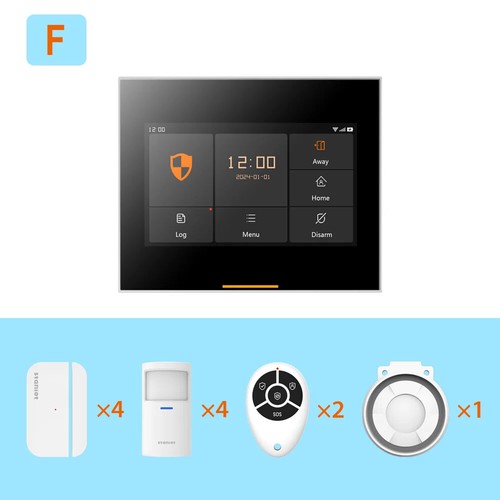 433MHz Wireless Security Protection Kit WiFi 4G Samrt Home Security Alarm System - Picture 12 of 32