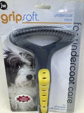 JW Pet GripSoft Undercoat Rake for All Breeds and All Coat Types 1 65005 (B)