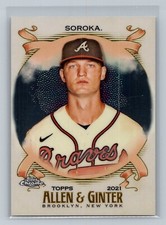 Mike Soroka 2021 Topps Allen & Ginter Chrome Baseball #155 Braves