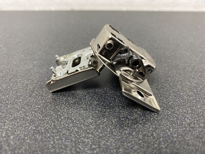 Blum 38N358B.10 COMPACT 5/8'' Overlay Wrap Around Press-in Hinge - Nickel