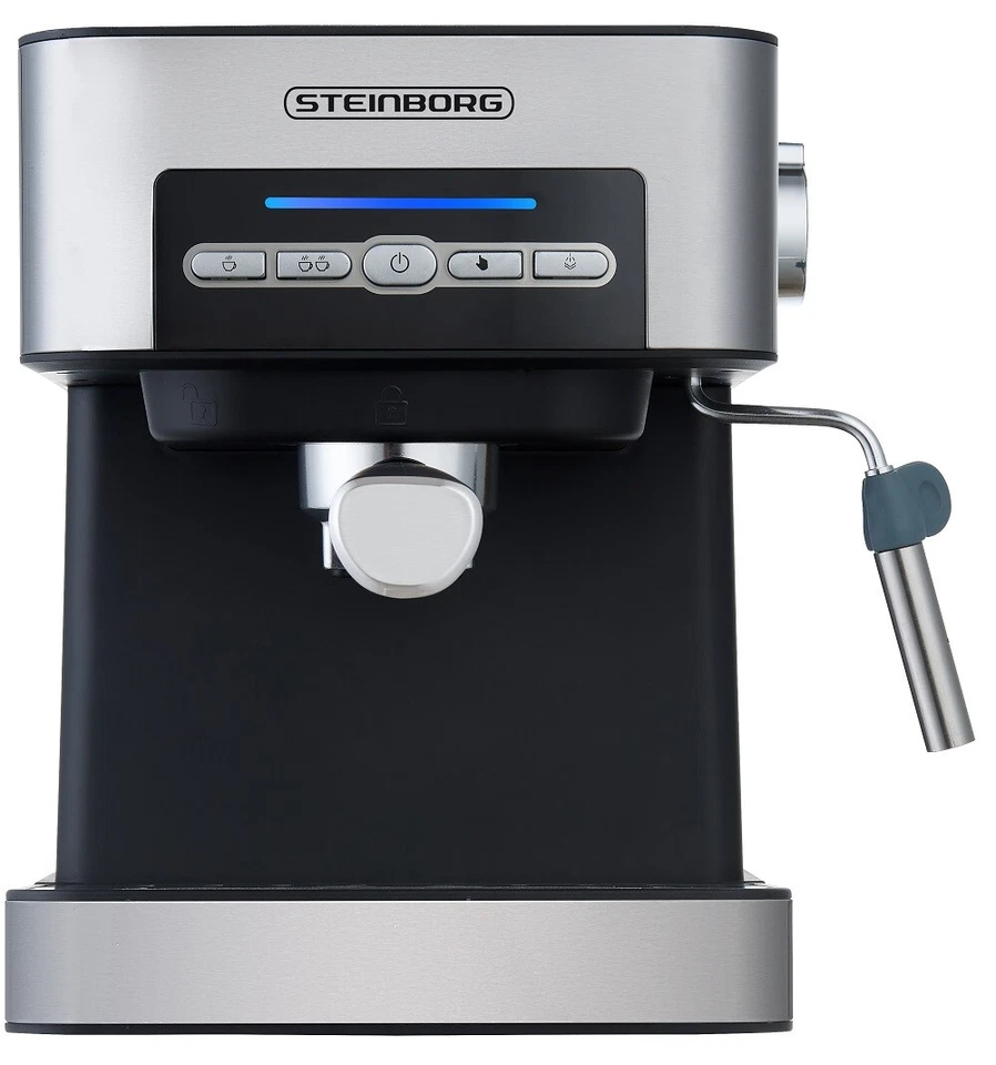 Espresso Maschine Kaffeemaschine Cappuccinomaschine Milchaufschäumer Siebträger - Bild 3 von 4