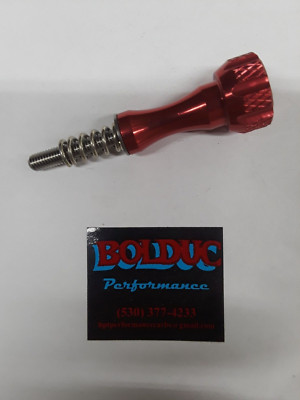 HOLLEY PERFORMNCE CARBURETOR RED BILLET ALUMINUM ''EZ IDLE'' SPEED KNOB