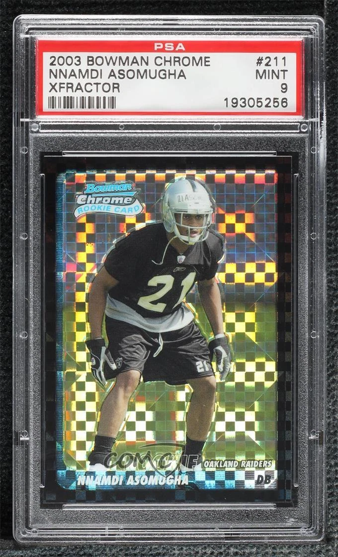 Nnamdi Asomugha Bowman Chrome #211 Xfractor