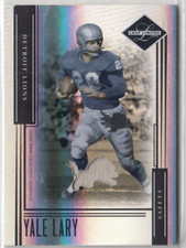 2006 Leaf Limited Threads Prime Team Logo #150 Yale Lary 1/1