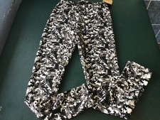Just cozy black /grey splatter faux fur legging new with tags size M/L new