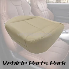 For 2009-2013 GMC Yukon Denali Driver Bottom Perforated Leather Seat Cover TAN