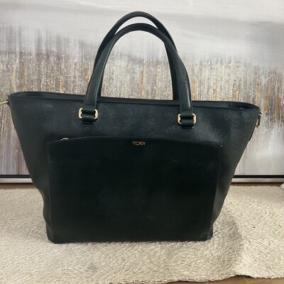 TUMI Sinclair Camila Dark Green Business Tote Bag W/O Crossbody