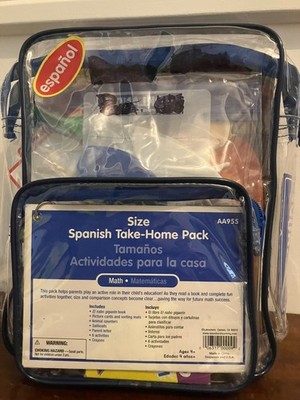 Lakeshore Math Take Home Pack in Spanish Educational Resource for ages 4-7 USED