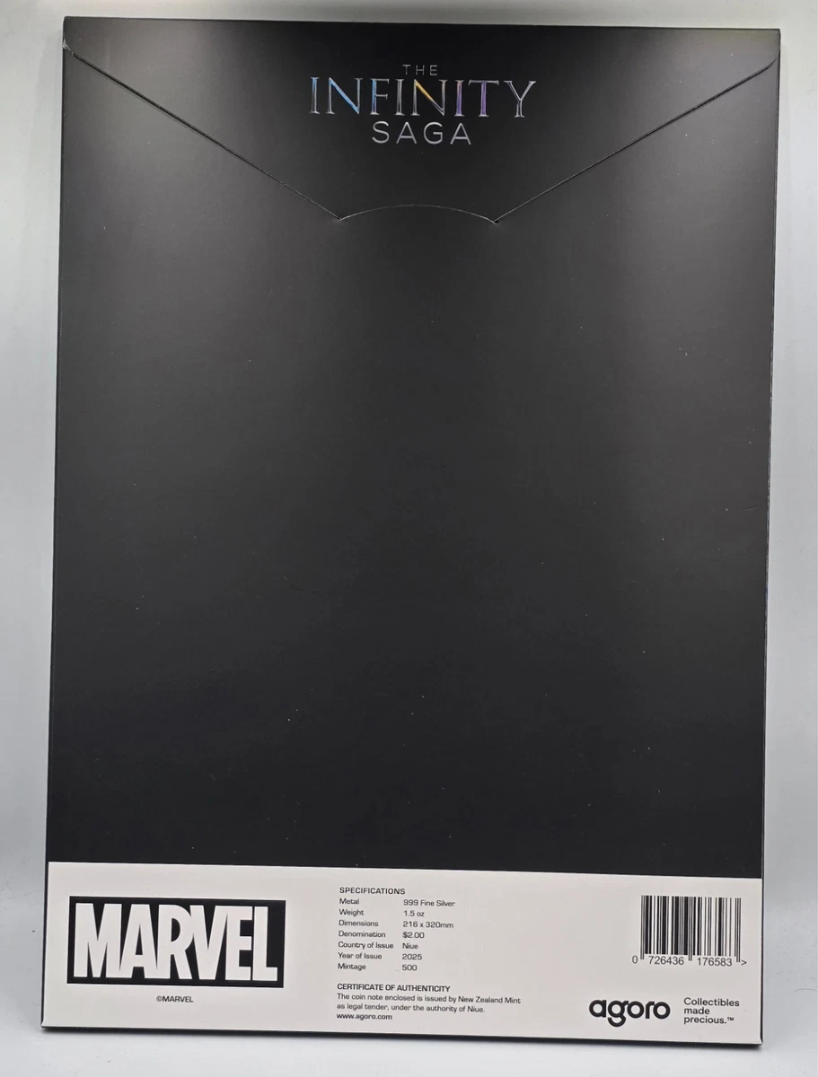 Marvel Infinity Saga Thor Dark World 1,5 oz moneda de plata a prueba