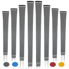Golf Grips 8 Pack Soft Comfortable Non-Slip Grip Set Gray