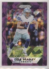2017 Panini Prizm Purple Crystals Prizm 9/75 Cole Beasley #26 z7h