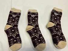 3 Pairs - Woolrich Women's Socks - The Green Label collection - One Size