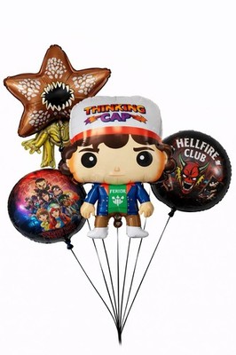 Stranger Things Party Hellfire Club Folienballons 4er Set Party Deko