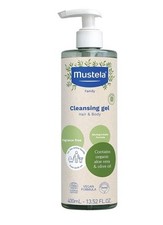 Mustela Organic Cleansing Gel - Natural Hair  Body Wash 13.52oz