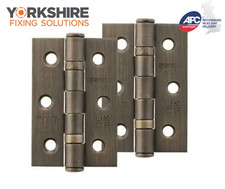 Atlantic UK Fire Rated 3" Ball Bearing Hinge Urban Bronze Pair
