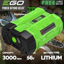 For EGO POWER+ BA2800T 56V 3.0 AH  Lithium Battery w/ Fuel Gauge 56 Volt Power+