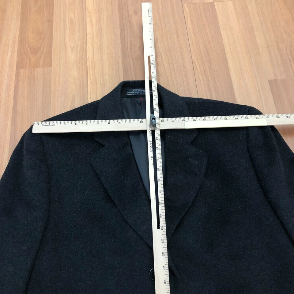 Chaqueta Abrigo Bert Pulitzer 44R REG Lana Cachemira Nylon Para Hombre Guisante COMO NUEVA Foto 3 de 4