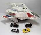 Vtg ANDRO Base Spaceship For Gobots Transformers Case W/ 4 Transformer Bots
