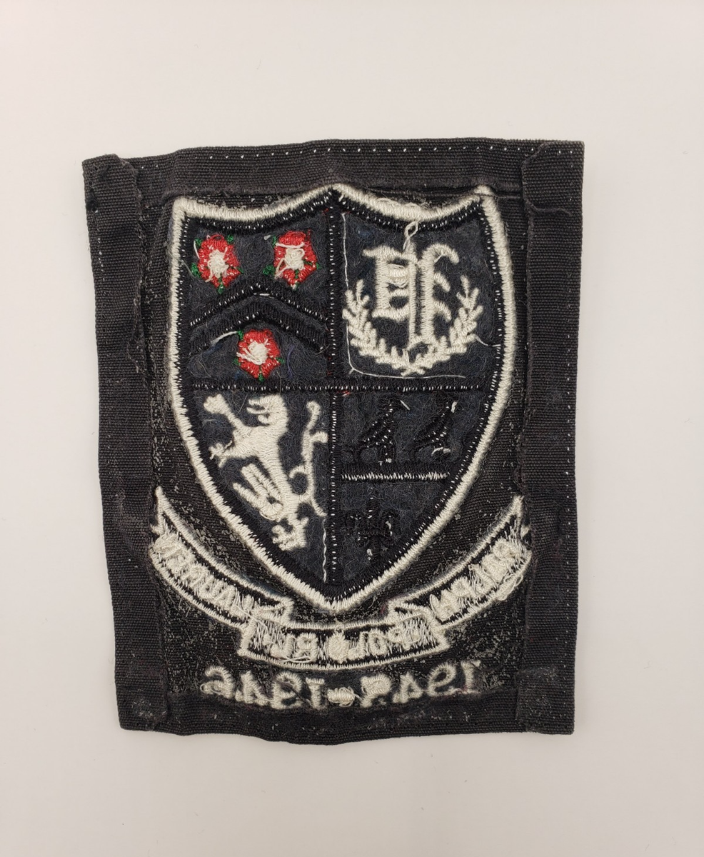 Rare Polo Ralph Lauren Embroidered 1945-46 Shield Crest Patch