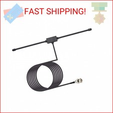 20-1300MHz Adhesive Mount BNC Male Dipole Antenna for Police Radio Scanner