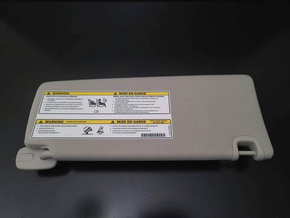 Juego de pares de parasoles laterales para conductor y pasajero Jeep Cherokee 2014-2018 OEM Foto 2 de 4