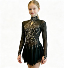 137 New Girls Kids Ice Figure Skating Dress Figure Skating Dress for Competition
