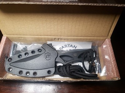 Spartan Blades Enyo Fixed Blade SBBL2BK Black AUS-8A Steel Knife