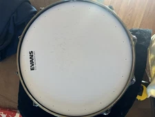 Mapex Black Panther Hammered Brass 14”x6 1/2” Snare Drum With Cloth Case