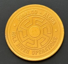 Pimalco Alcoa Gila River Operations Aluminum Token Coin Striving for Excellence