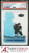 2021 SKYBOX METAL UNIVERSE ICE CARVINGS #IC29 QUINTON BYFIELD RC POP 1 PSA 10