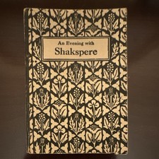 1907 Book; Soft cover; An Evening With (Shakespeare)
