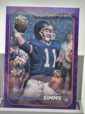 2024 Topps Chrome Phil Simms Purple # 198/275