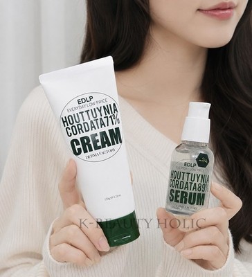 Derma Factory/ EDLP Houttuynia Cordata Serum 50ml & Cream 120ml/Moist & Soothing