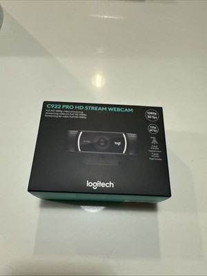 Logitech C922 Pro HD Stream Webcam 1080p SB NEW SEALED BOX