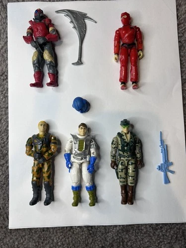 Vintage 80s/90s GI Joe ARAH Action Figure Lot Hasbro Bundle Parts