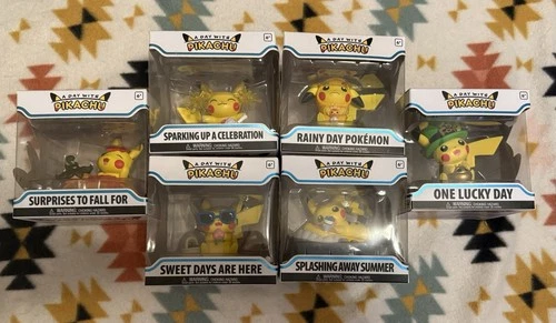 Funko A Day With Pikachu Exclusive Vinyl Figure Set of 6 Pokemon Center