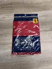 2 Pack Bandana 100% Cotton Paisley Red Double-Sided Scarf Head Neck Face Mask