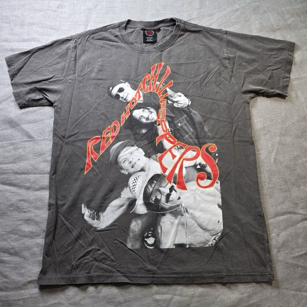 Red Hot Chili Peppers 2024 ツアーTシャツ M グレー レッドホットチリペッパーズ 2024ワールドツアー Tシャツ Sサイズ Red