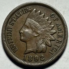 1892 Indian Head Cent — Ch. XF+/AU Condition 🔥
