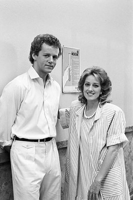 St Elsewhere David Morse as Dr Jack Morrison Patricia Wettig as Jo- 1986 Photo