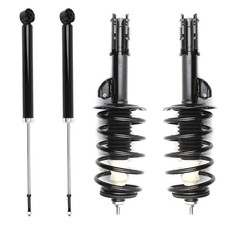 4pc Front Complete Struts Mounts Spring+Rear Shocks For Toyota Prius C 2012-2015