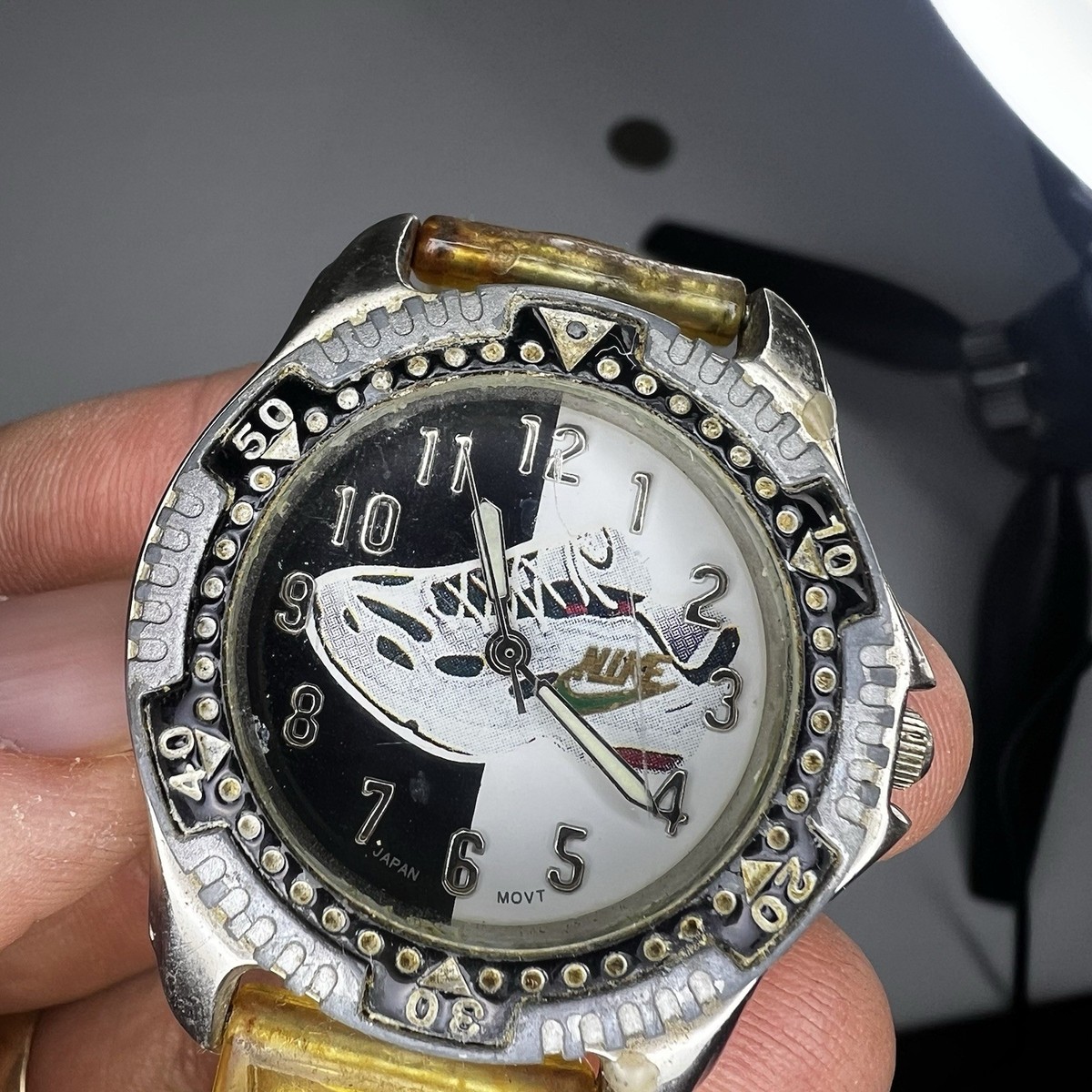 【激レア】Vintage Nike Watch Vintage Nike Stainless Steel Watch Sneaker Graphic Water Resistant