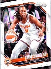 2025 Panini Prizm WNBA #3 Tina Charles White Seismic Prizms