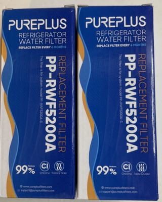 2 Pack Pureplus PP-RWF5200A Replacement Filter