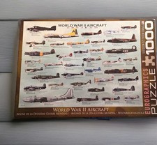 Eurographics World War 2 Aircraft 1000 Piece Puzzle Complete 