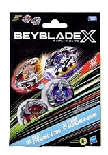Beyblade: X: Beat Tyranno 4-70Q vs Knife Shinobi 4-80HN  Launcher Dual Pack Set