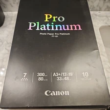 Canon - PT-101 Pro Platinum Glossy Photo 13" x 19" 10-count Paper - White