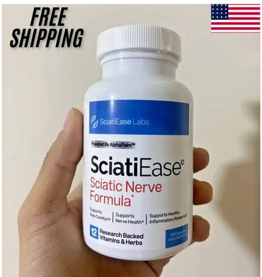 SciatiEase Labs Sciati Ease Sciatic Nerve Formula 120 Capsules - New! Exp 12/26!