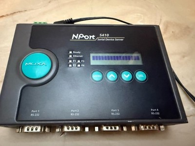 Moxa NPort 5410 (12-48VDC) 4 Port Serial Device Server
