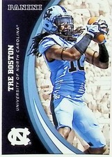 2016 PANINI NORTH CAROLINA TAR HEELS #20 TRE BOSTON BASE CARD NM-MT
